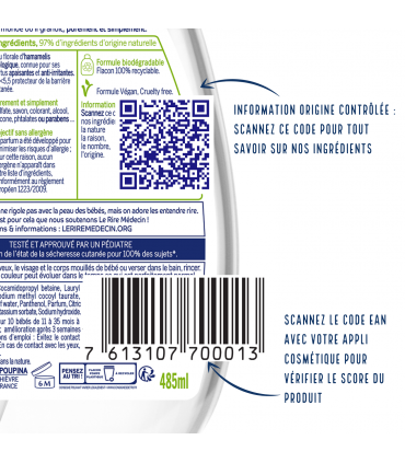 Le gel lavant anti-irritation