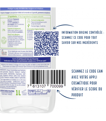 La recharge gel lavant anti-irritation