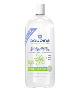 Poupina recharge gel lavant pour bébé. Corps et cheveux. Sans sulfate
