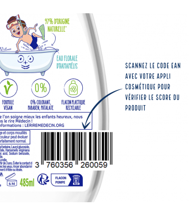 Le gel lavant 0 Sulfate + 0 Savon