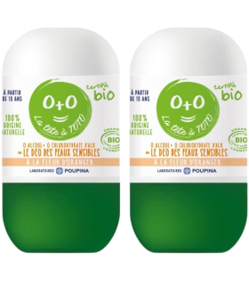 Le déo peaux sensibles certifié bio - Fleur d'Oranger - Lot de 2