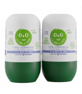 Le déo peaux sensibles certifié bio - Coco - Lot de 2