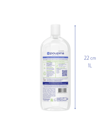 Poupina recharge gel lavant pour bébé. Corps et cheveux. Sans sulfate