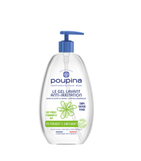 Poupina gel lavant pour bébé. Corps et cheveux